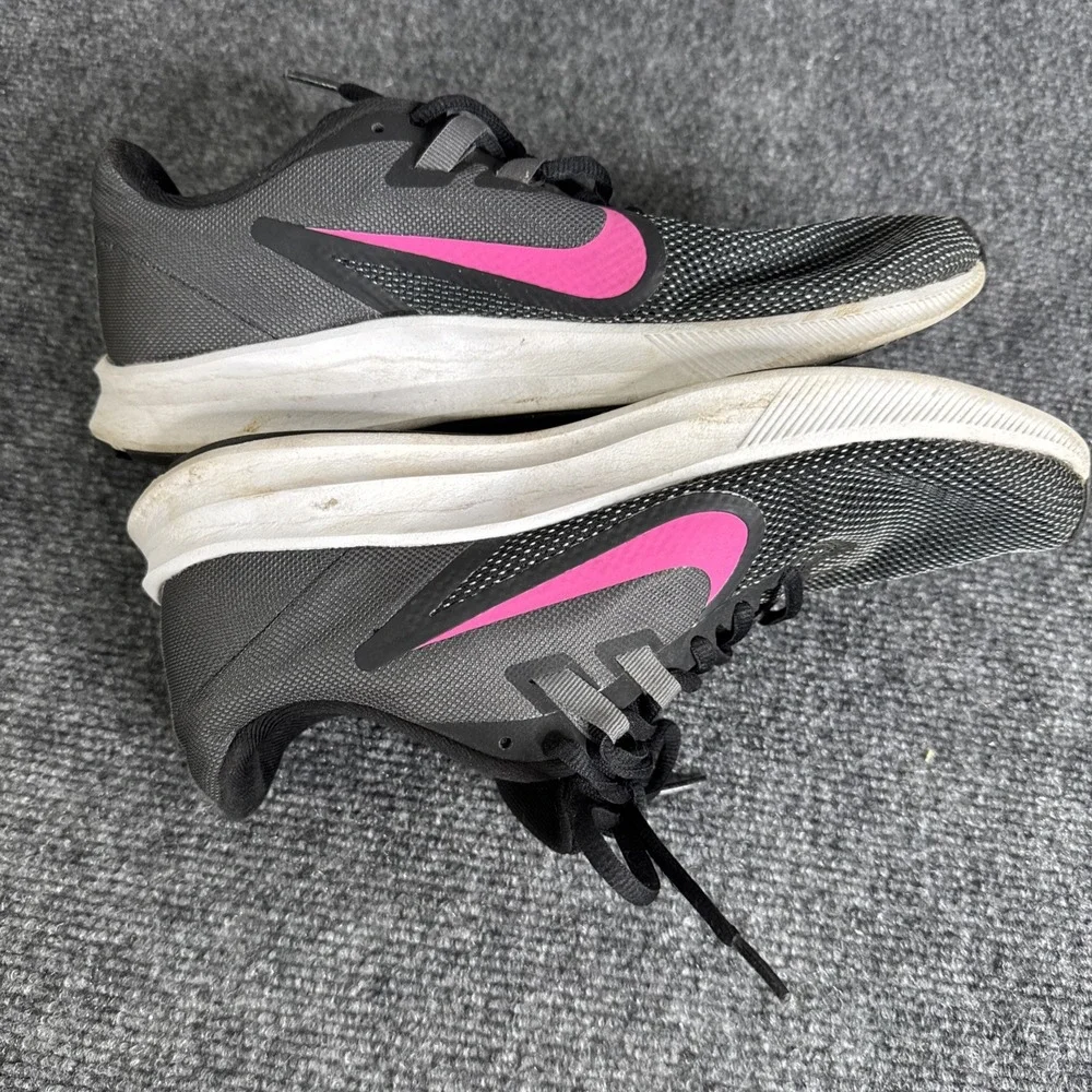 Nike Womens Downshifter 9 AQ7486-002 Black Pink Running Shoes‎ Sneakers Size 9